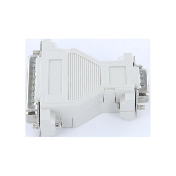 NavePoint 9-Pin DB15 RS232 Male to 25-Pin DB25 Male Adapter