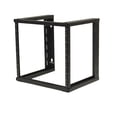 thumbnail image 1 of NavePoint 9U Wall Mount Rack - 9U Server Rack for 19 Inch IT Equipment Open Frame Rack – 9U Network Rack for AV & Server Equipment 16” Deep 9U Rack, Black, 1 of 4