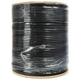 thumbnail image 1 of NavePoint CAT5e Outdoor Gel Filled Direct Burial Rated, 1000ft, Solid Conductor, Black, Bulk Ethernet Cable, 24AWG 4 Pair, Unshielded Twisted Pair (UTP), 1 of 4