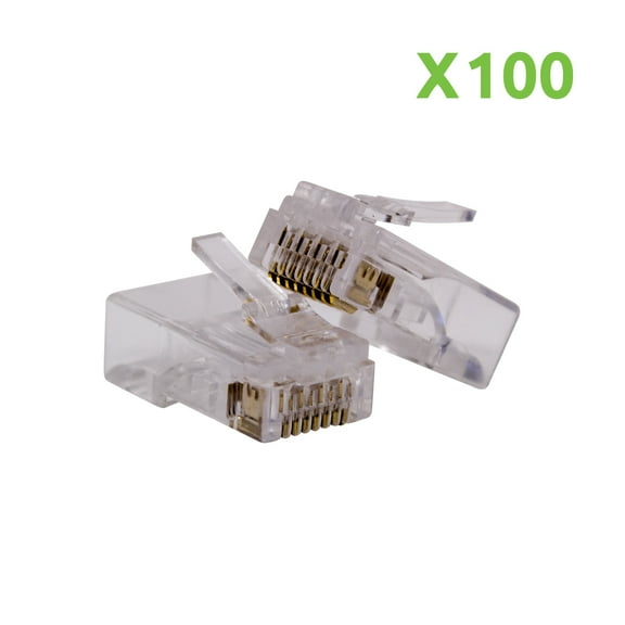 NavePoint CAT5e RJ45 Ethernet Coupler plugs 100-pack