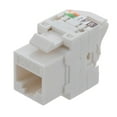 thumbnail image 1 of NavePoint CAT6A Unshielded Toolless Keystone Jack 25 pack, White, 1 of 5