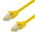 thumbnail image 1 of NavePoint Ethernet Patch Cable CAT6A, UTP, 24AWG, 0.5 Ft,  10 pack, Yellow, 1 of 4