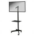 thumbnail image 1 of NavePoint Flat Panel TV Cart Height Adjustable 19 Inch to 37 Inch Mobile Stand w/Wheels, 1 of 6