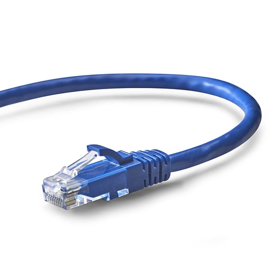 NavePoint Patch Cable, CAT5e, 24AWG/7*0.18 MM, 25 Ft, Blue