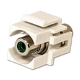 thumbnail image 1 of NavePoint RCA Female to Female Keystone Adapter Flush Green 10-pack, 1 of 3