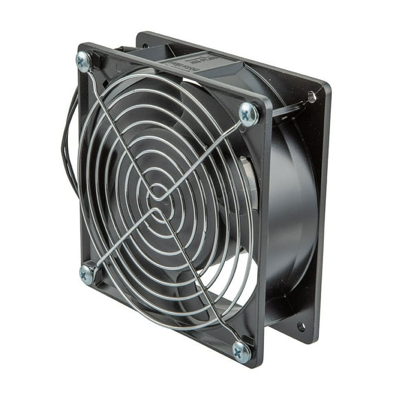 NavePoint Server Cabinet Fan Rack Mount AC Fan for 19 Inch Rack, Quiet Operating Fan for Server Racks, 120mmx120mm, Black
