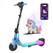 Navee Foldable Kid Electric Scooter K100 Max for kids 6-14, Apple Find My/RBG Light/Speed Limit Control/132Lbs Max Load