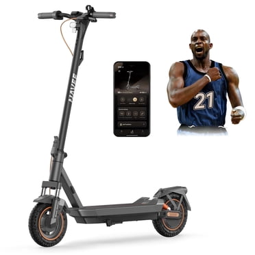 NAVEE GT3 Foldable Electric Scooter for Adults and Teens, 19.9 mph Max Speed, 31 Mile Range, Dual Suspension, Black, UL2272 Certified