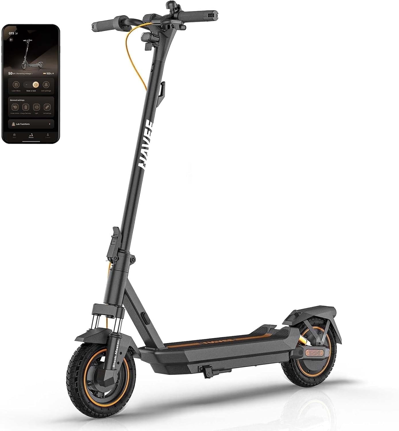 NAVEE, Electric Scooter, GT3 Max, 1000W/20MPH/46.6Mi Range