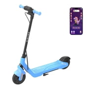 NAVEE K100 Electric Scooter for Kids 6-10, Adjustable Speed, Digital Pet, 9.9mph, Safe Brake, Foldable, RGB Lights, Smart APP, Growing Adventurer Gift for Boys Girls, UL2272