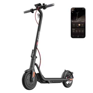 Navee V40i Foldable Electric Scooter for Adults 700W 19.9MPH 25Miles Turning Light - Black