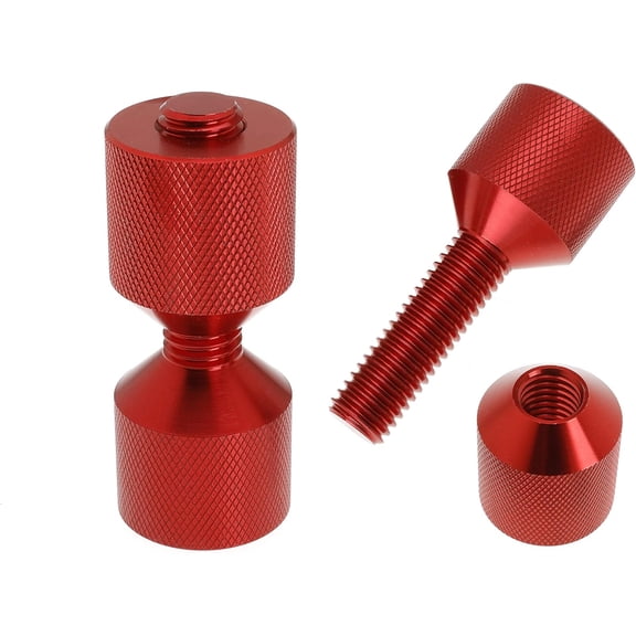 Navellon 1-1/8inch Two Hole Flange Alignment Pin Set with Anodized Oxide Finish, 2 PCS Red