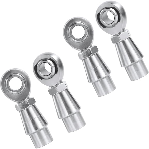 Navellon 1/2 Heim Joints Kit, 0.5 Rod End Chromoly Joints Panhard Kit Right and Left Hand Thread with Jam Nut and Bung (2 Pair)