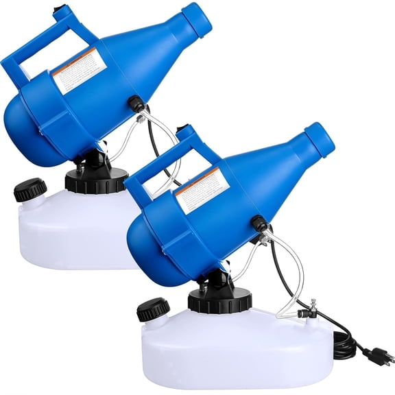 Navellon 2 Pcs 4.5L (1.2 Gallon) Electric ULV Portable Fogger Sprayer Machine Capacity Fogger Machine Mist Cold Spraying Distance 30 ft for Home School Yard
