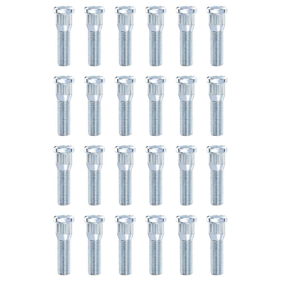 Navellon 24 pcs 1/2-20 UNF Thread Wheel Studs 55mmLenght Heavy Duty Trailer Lug Studs Compatible with Utility Trailers RVs Campers Trailer Lug Bolts Supports 2,000 to 7,000 lb Axle