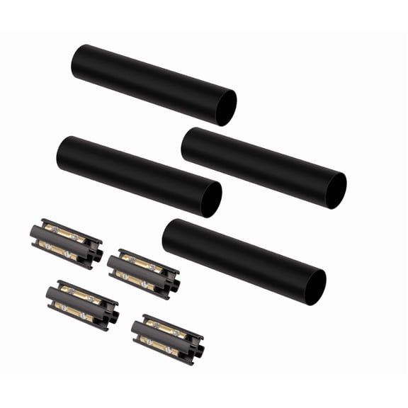 Navellon 4 Set Underground Wire Splice Kit for 14/3 to 8/3 Grounded UF Cable Underground Wire Connector and Heat Shrink Tube Support Up to 600V