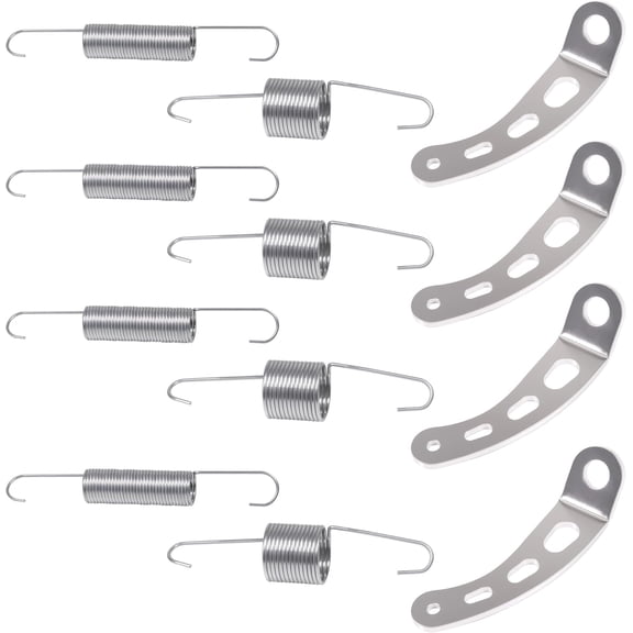 Navellon 59206 Carburetor Throttle Return Spring and 4708 Throttle Return Spring Bracket for Most 5 1/8 Carburetor Necks (4 pack)