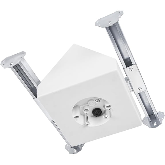 Navellon Ceiling Fan Box, 14.5 Cubic-Inches Ceiling Fan Bracket Mount Kit, Ceiling Fan Mounting Bracket Suitable For Arched Ceilings With Angles Of 80°With Metal Brackets