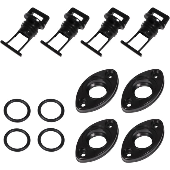Navellon Drain Plug with O-Ring and Base for Sea-Doo for Yamaha for Polaris Gas Tank Replace 292000187 292-000-187 F1S-U2280-00-00 F1S-U2280-02-00 1060125 (4 Pack)