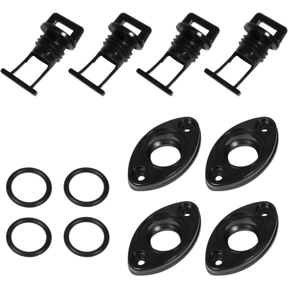 Navellon Drain Plug with O-Ring and Base for Sea-Doo for Yamaha for Polaris Gas Tank Replace 292000187 292-000-187 F1S-U2280-00-00 F1S-U2280-02-00 1060125 (4 Pack)
