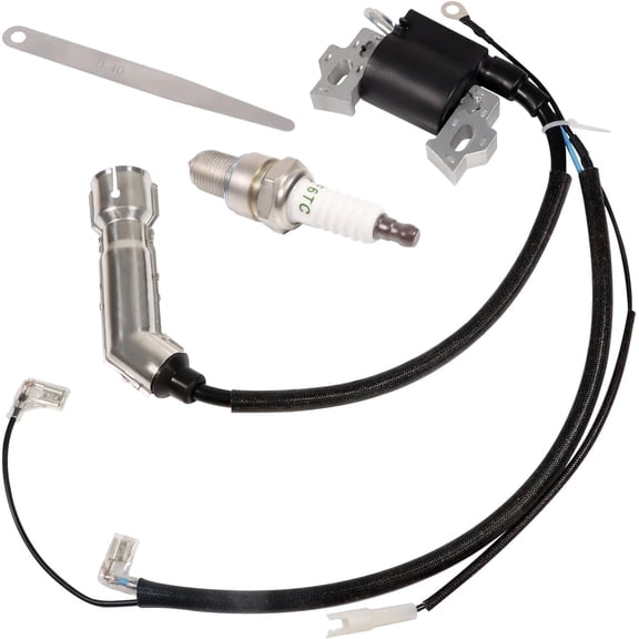 Navellon Ignition Coil Replace 951-10646A for MTD for Cub Cadet for Craftsman for TroyBilt Snow Blower Includes Spark Plug and Feeler Gauge