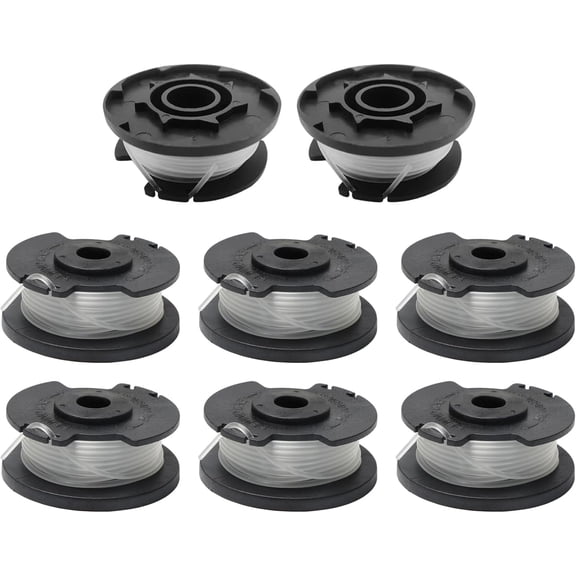 Navellon Replacement Trimmer Spools for Hyper Tough, 0.065” 16ft Weed Eater String Spool Line Compatible with HT19-401-003-06 & HT19-401-003-07 (8 Spools)