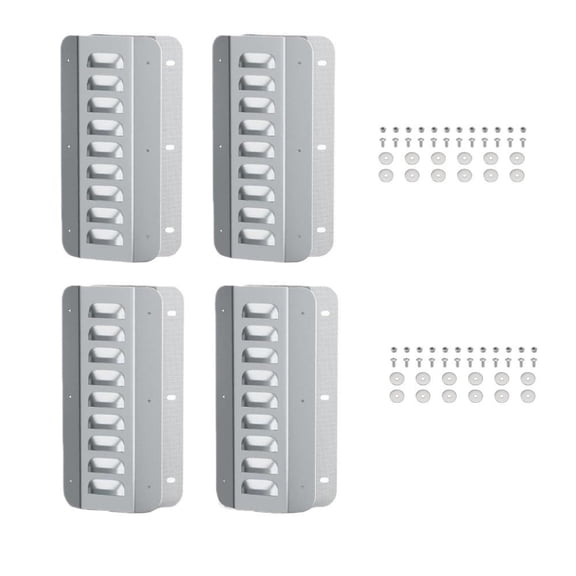 Navellon Shipping Container Vent, Cross Flow Ventilation, for Preventing Condensation and Excessive Heat, 4 Pack