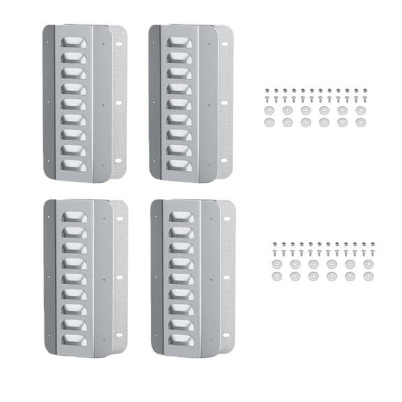 Navellon Shipping Container Vent, Cross Flow Ventilation, for Preventing Condensation and Excessive Heat, 4 Pack