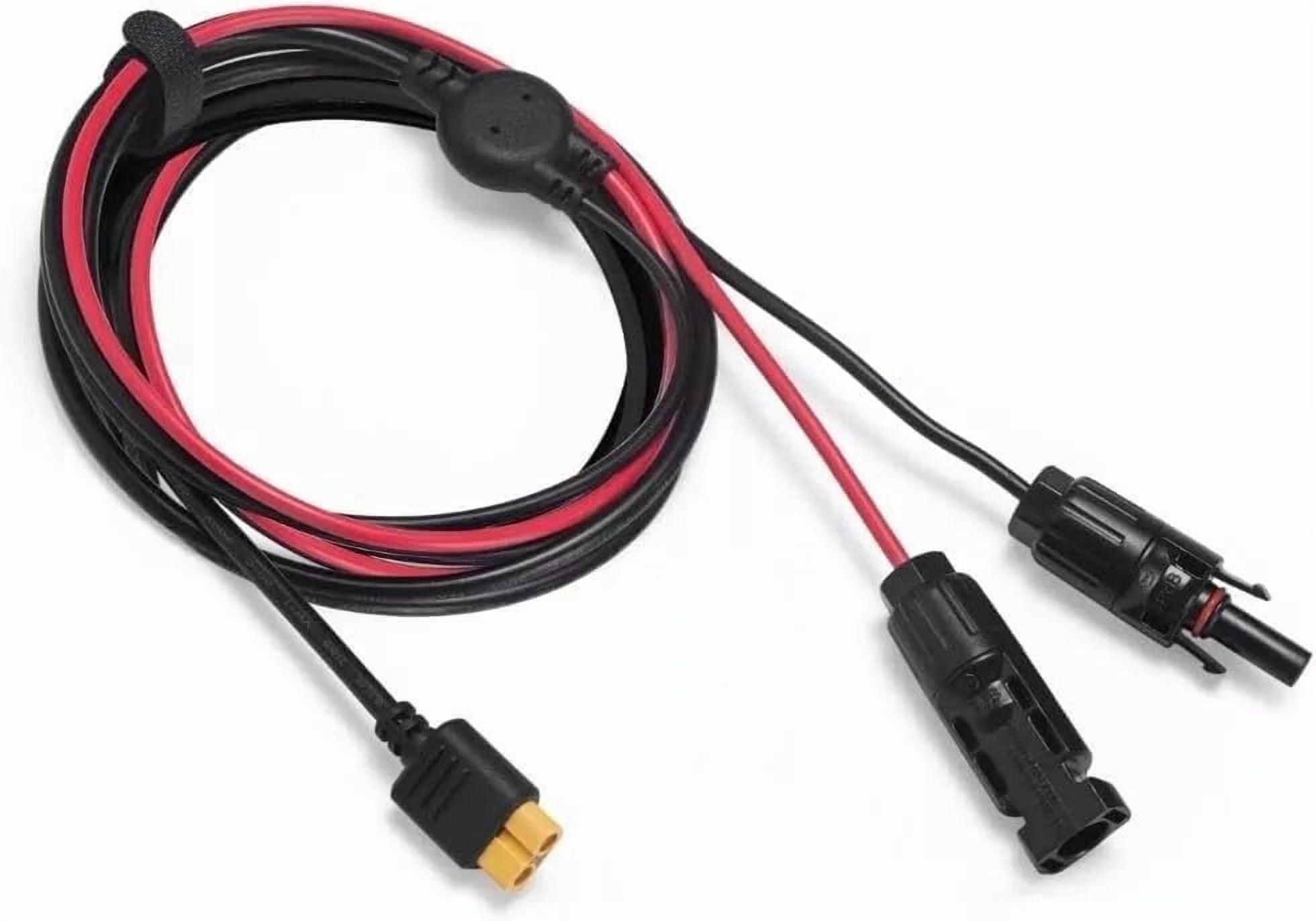 Navellon Solar Charge Cable Solar Connector to XT60i Adapter for EF ECOFLOW Power Station & Solar Generator, 8Ft (2.5M)