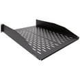 thumbnail image 1 of Navepoint 2U 19-Inch Heavy Duty Vented Rack Mount Cantilever Fixed Server Cabinet Shelf 22-Inches Deep Black, 1 of 4