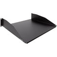 thumbnail image 1 of Navepoint 2U 19-Inch Rack Mount Cantilever Server Cabinet Shelf with Lip 14-Inches Deep Black, 1 of 4