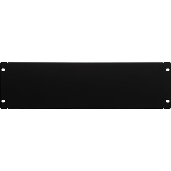 Navepoint 3U Blank Rack Mount Panel Spacer For 19-Inch Server Network Rack Enclosure Or Cabinet Black