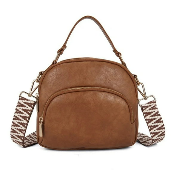 Navi Vegan Leather Trendy Strap Crossbody Bag