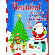 Navidad Libro de Colorear Para Ni os De 4 A 8 A os Lindo libro de colorear navide o para ni os y ni as 40 hermosas p g, Paperback