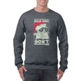 thumbnail image 1 of Navidon't Grumpy Cat Sweatshirt Men -T-Line Designs, Male 5X-Large, 1 of 4