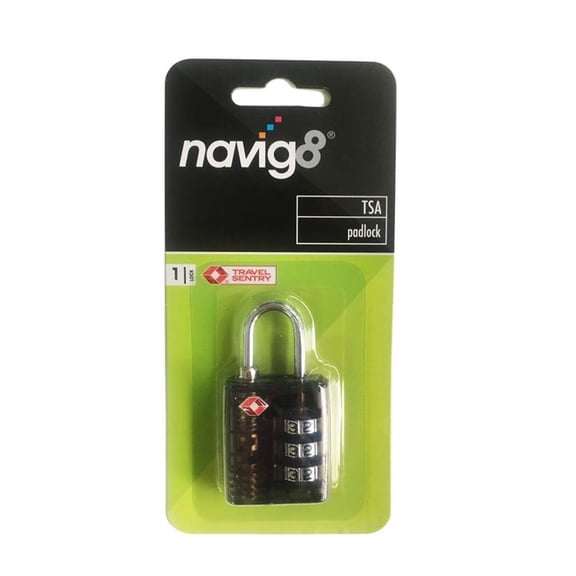 Navig8 Travel TSA Combination Padlock