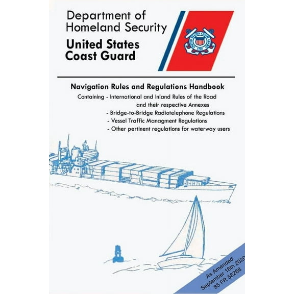 Navigation Rules And Regulations Handbook (Color Print): Containing International & Inland Rules, (Paperback)