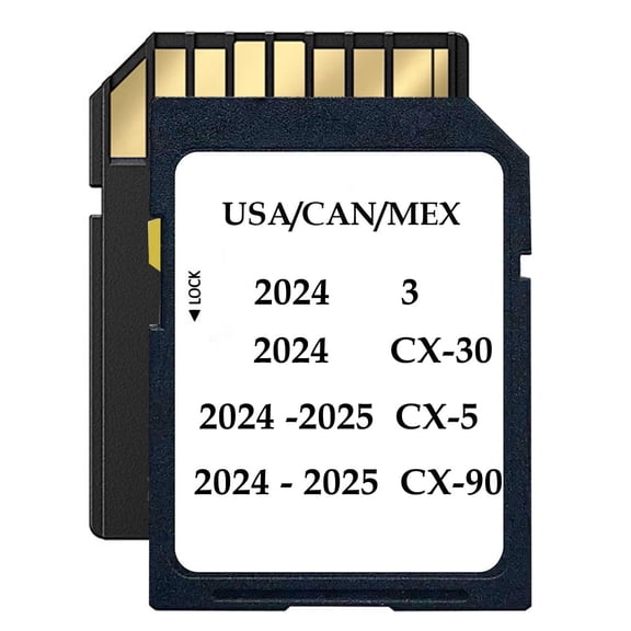 Navigation SD Card 2025 KMV666EZ1C Compatible with 2024 CX-30/3, 2024-2025 CX-5, 2023-2025 CX-90, Preloaded USA/CAN/MEX GPS Map, Update-(V.2024Q2)