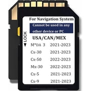 Navigation SD Card Compatible with Cx5,Cx30,Cx50,3 2021/2022/2023, maps for USA/CAN/MEX