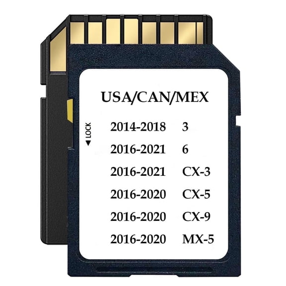 Navigation SD Card Fits 3 6 CX-3 CX-5 CX-9 MX5..