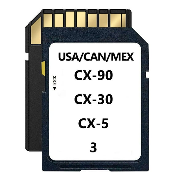 Navigation SD Card Fits for Mazd 2024 3 CX-5 CX -30 CX-90 Navigation SD Card Maps USA Canada