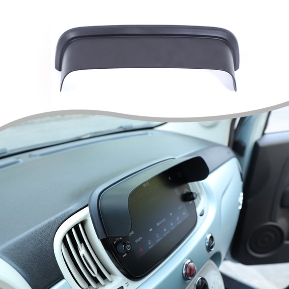 Navigation Screen Sun Visor for 2016 Fiat 500，Navigation screen sunshade, navigation screen protective cover, blocking strong light