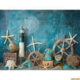 thumbnail image 1 of Navigation Star Sailboat Photography Backdrops Birthday Party r Global Fishing Net Photo Studio Background RR-01, 1 of 5