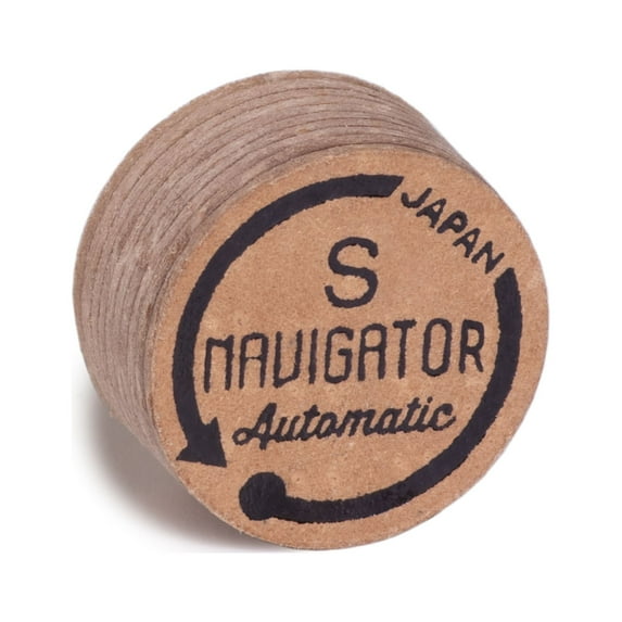 Navigator Automatic Premium Laminated Pool Billiard Cue Tip - 1 pc (Soft, 13 mm)