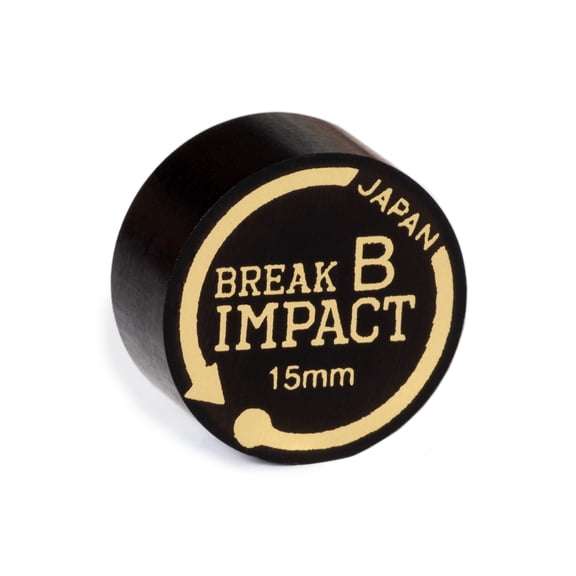 Navigator Break Impact Pool Cue Tip 15 mm Hybrid Phenolic Ultra-Hard Premium Break & Jump Billiard Pool Cue Tip Made in Japan