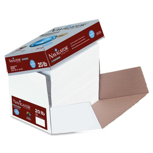 Navigator NPL11FP Soporcel Platinum Printing Paper, Letter, 8.50" x 11.00", 99 Brightness, 2500 / Carton, White