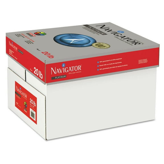 Navigator Platinum Paper 99 Brightness 20lb 11 x 17 White 2500/Carton NPL1720
