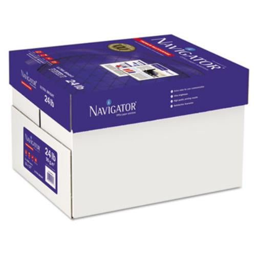 Navigator Premium Copy & Multipurpose Paper - For Inkjet, Laser Print - Tabloid - 11" X 17" - 24 Lb Basis Weight - Smooth - 99 Brightness - 2500 / Carton - Bright White (nmp1724)