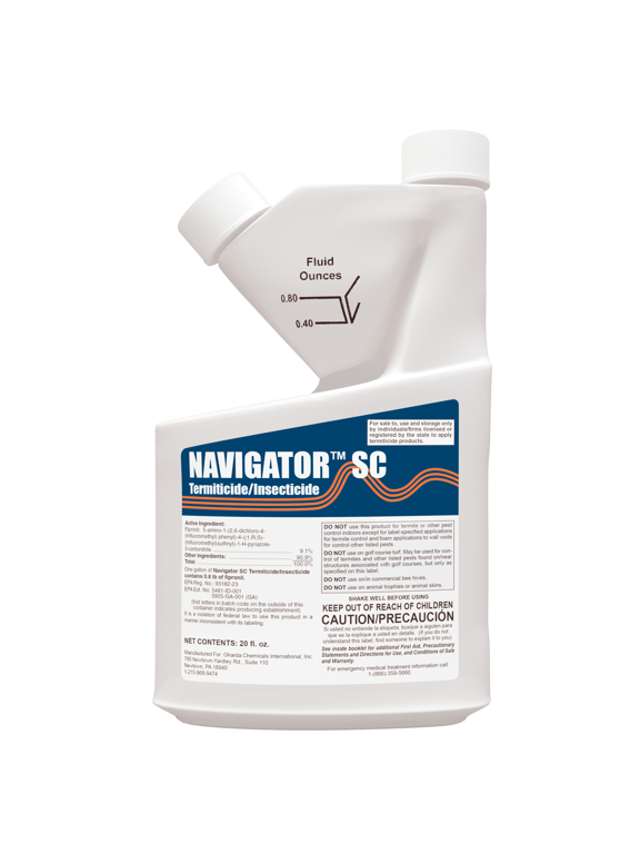 Navigator SC Insecticide/Termiticide - Effective Pre- and Post-Construction Control - 20 fl oz by AMVAC