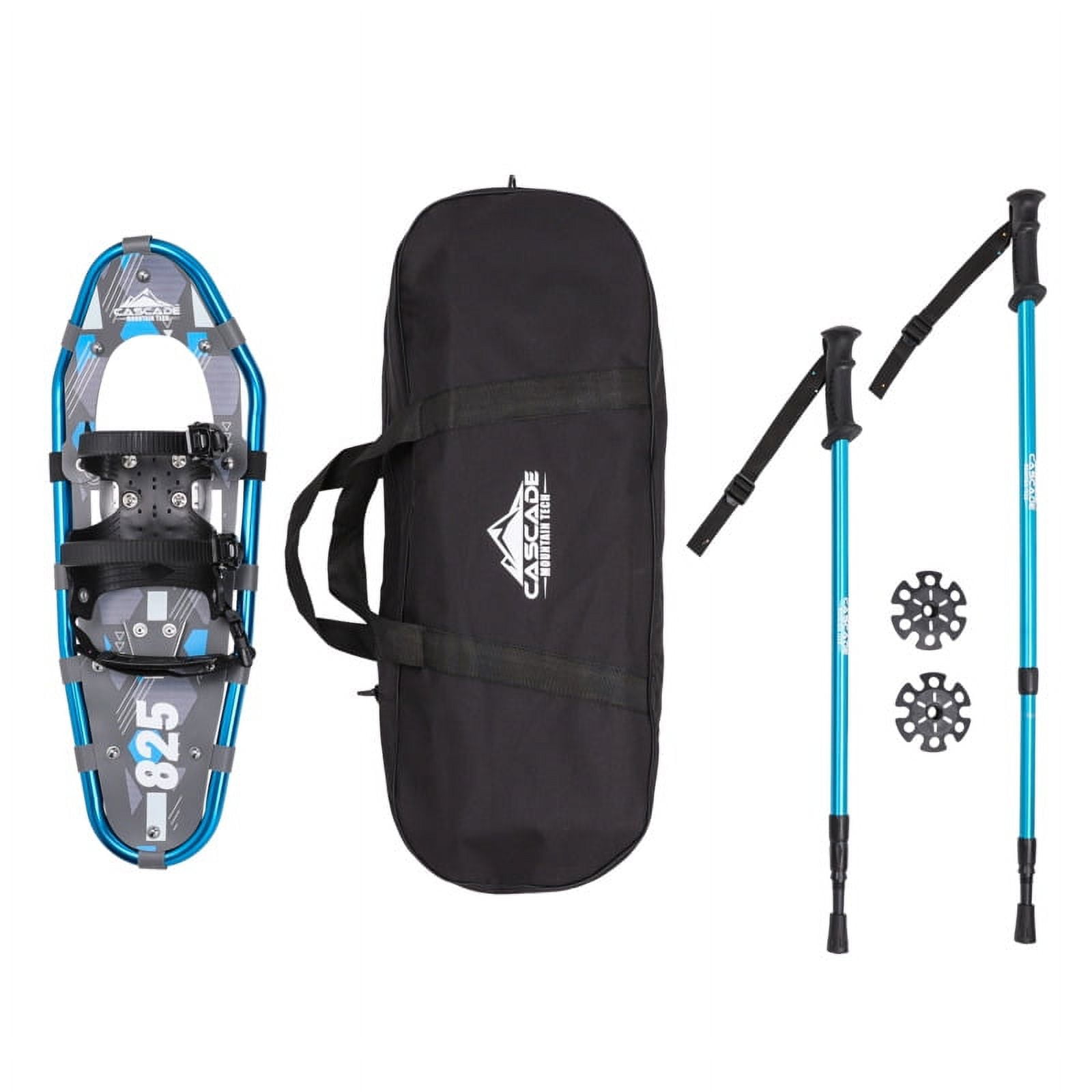 Navigator Series Men and Women's Lightweight 19" Aluminum Frame Snowshoe Set, Ratchet Binding